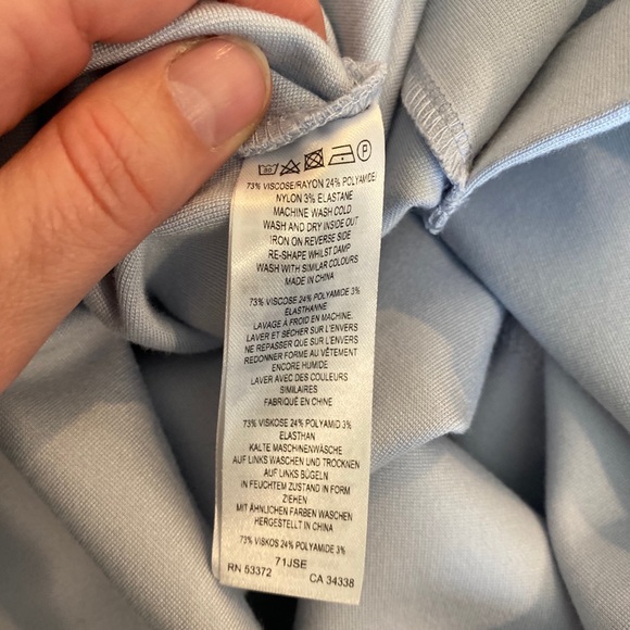 French Connection Lula Stretch Slash Neck Dress 12 - Picture 6 of 6